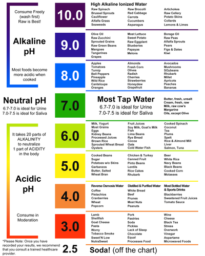 What Food Should We Eat for a Normal pH Level?